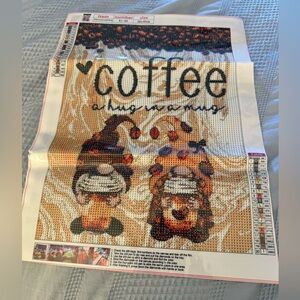 Diamond Painting Kit coffee themed
